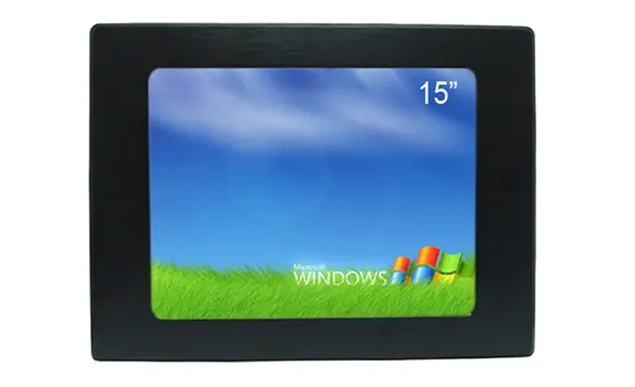 15 인치 패널 마운트 LCD 모니터