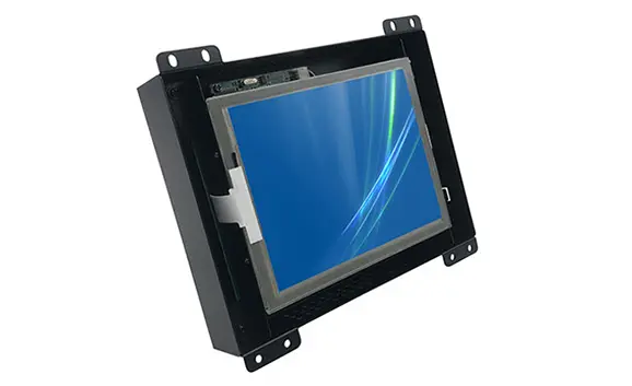 산업 터치 LCD 모니터 6.5 인치 랙 마운트